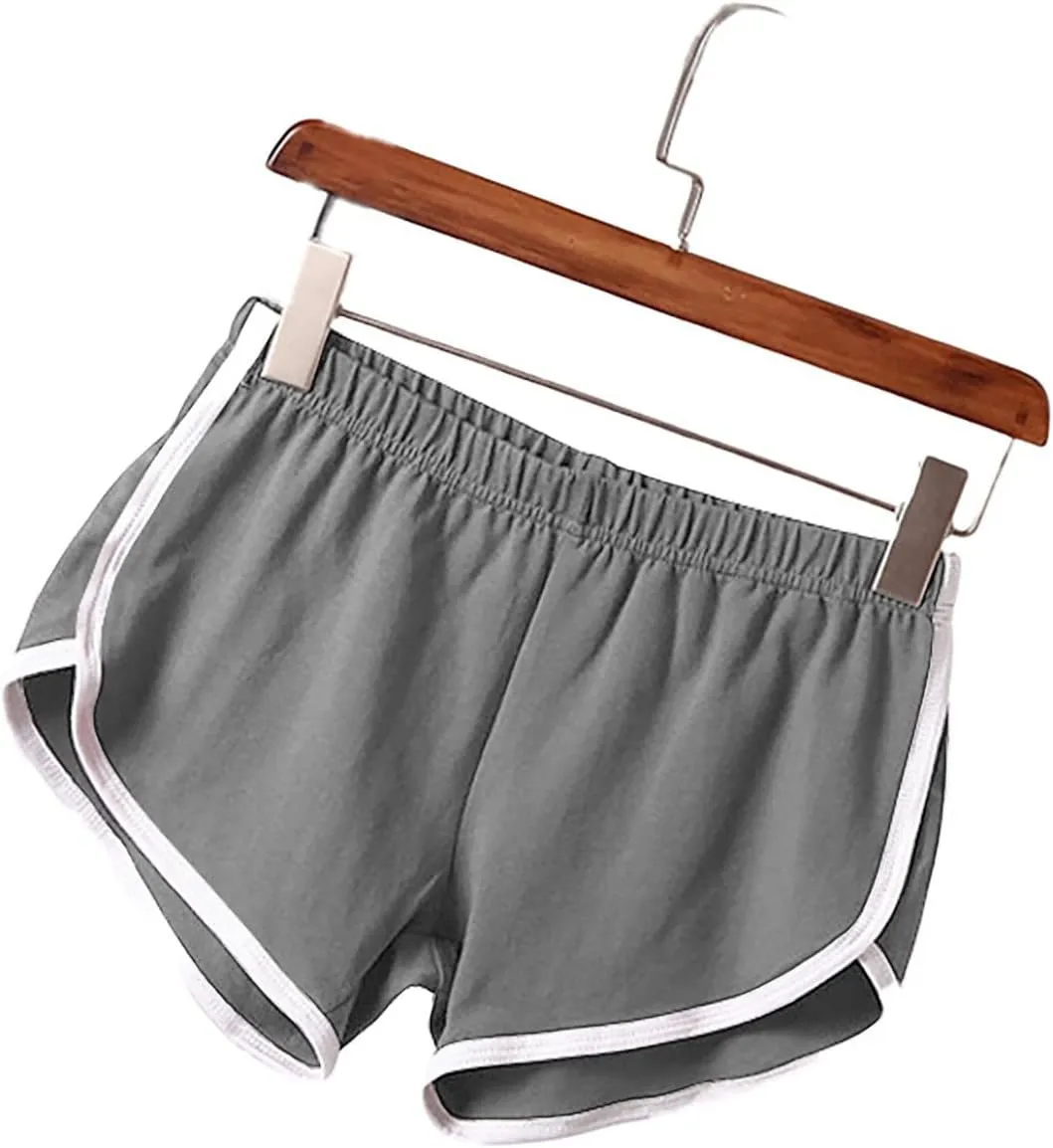 3 Pack Women's Shorts Quick Dry Active Workout Running Shorts Comfy Casual Elastic Waist Lounge Shorts Sweat Short