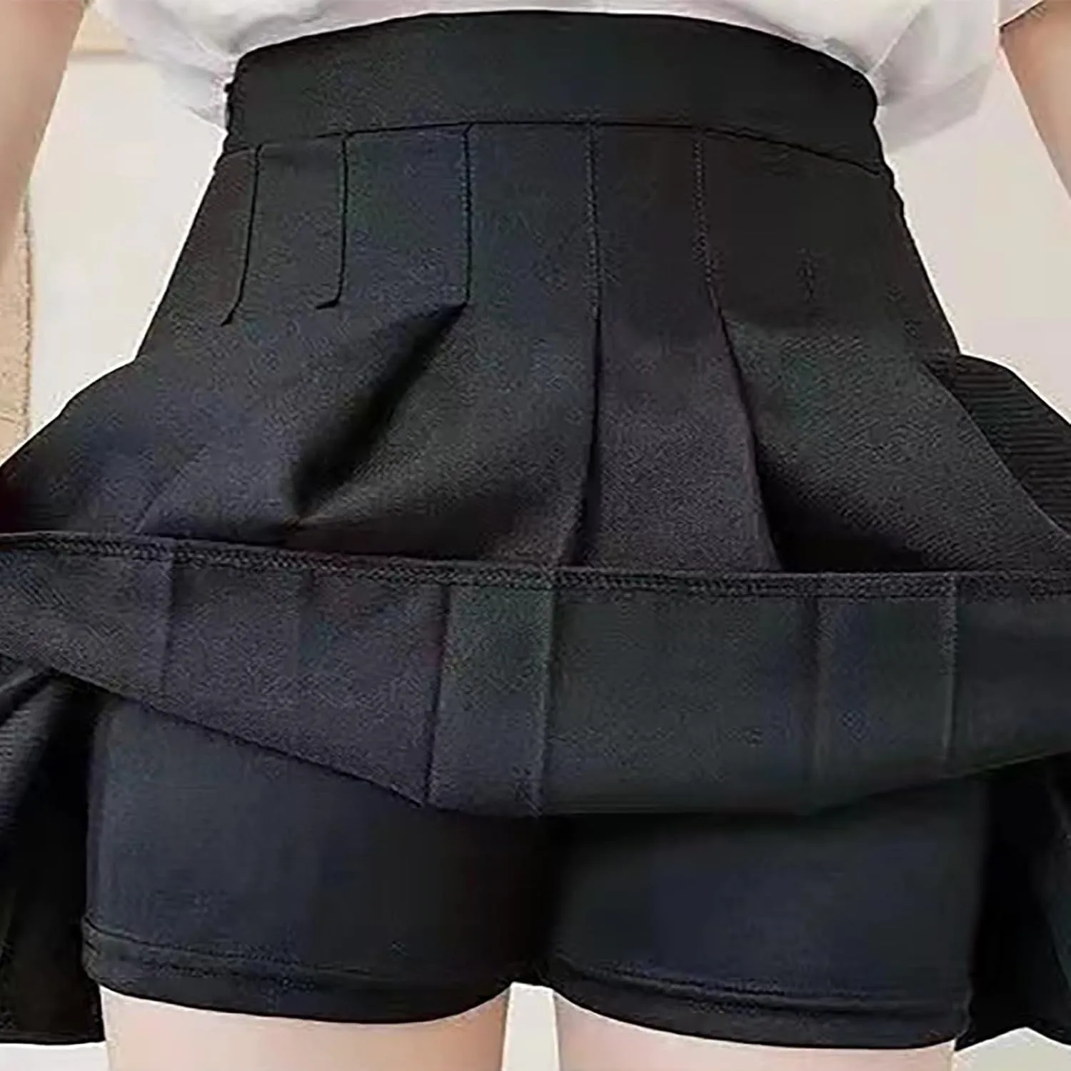 Casual Skirts for Women High Waist Trendy Pleated Y2K A-Line Uniform Cheer Mini Skirts for Girls Summer Streetwear