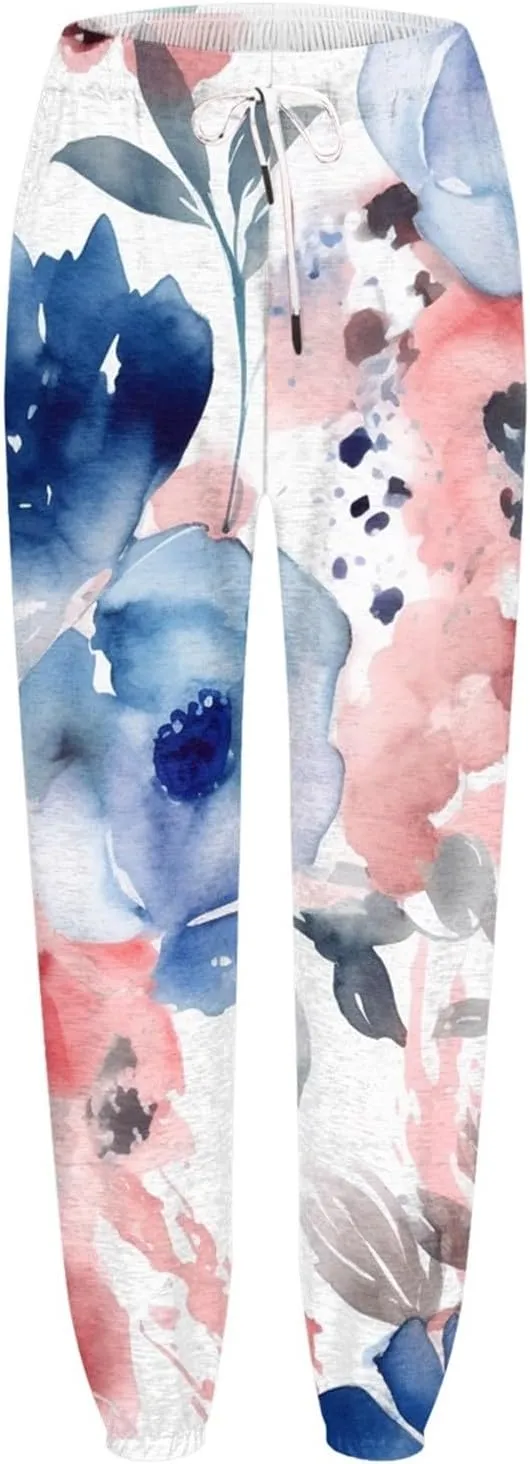 cooki Trousers for Women High Waisted Womens Sweatpants Joggers for Women with Pockets Running Lounge Sweatpants Yoga Pants