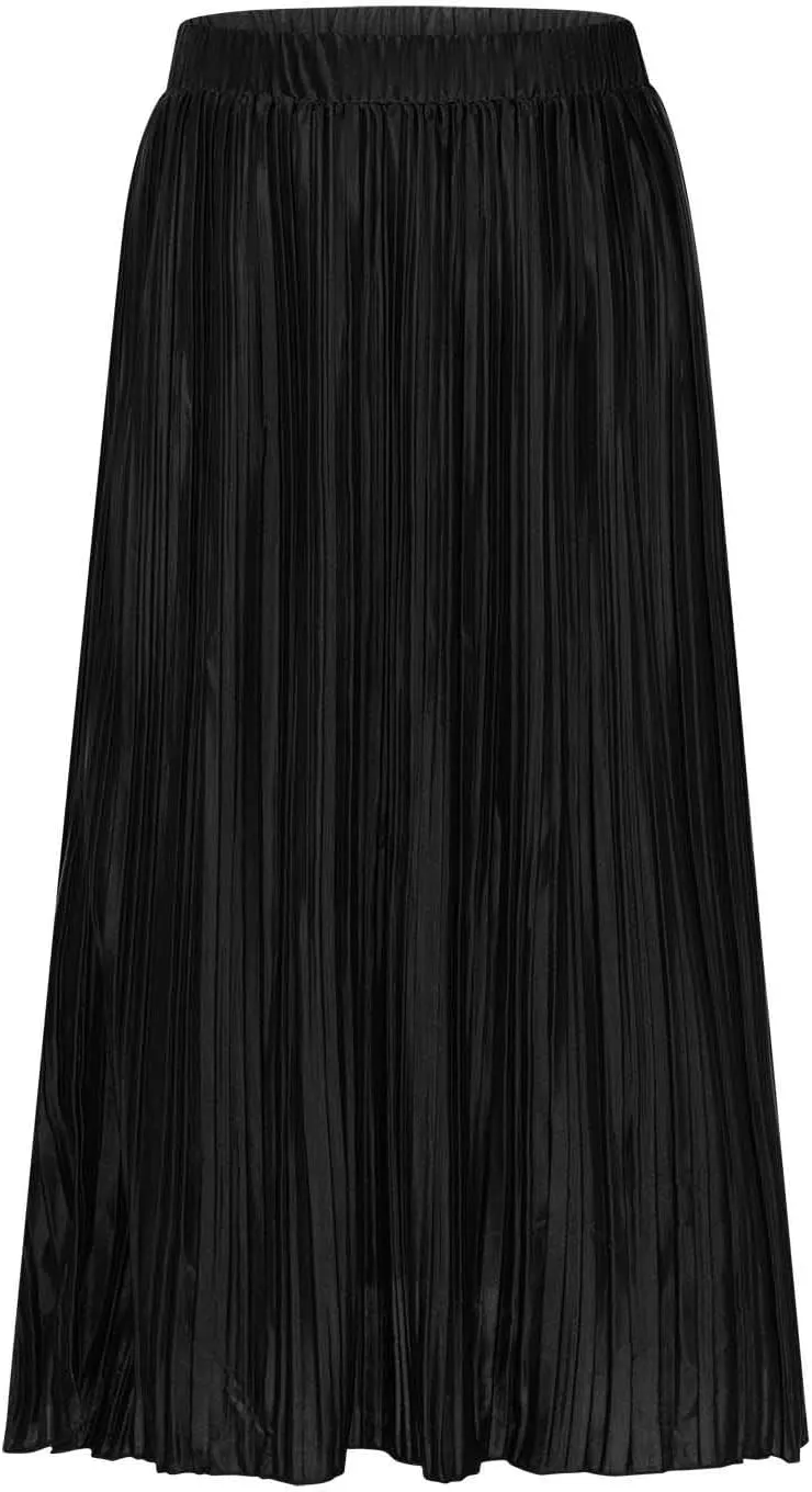 for Women Maxi Long Midi Knee Length Loose Fit High Cut Slit Basic Skorts Women 2025 Trendy