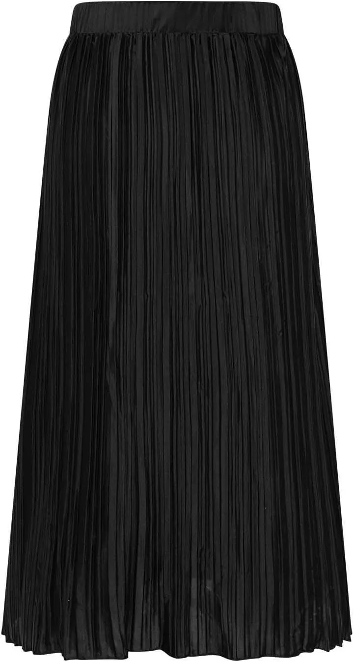 for Women Maxi Long Midi Knee Length Loose Fit High Cut Slit Basic Skorts Women 2025 Trendy