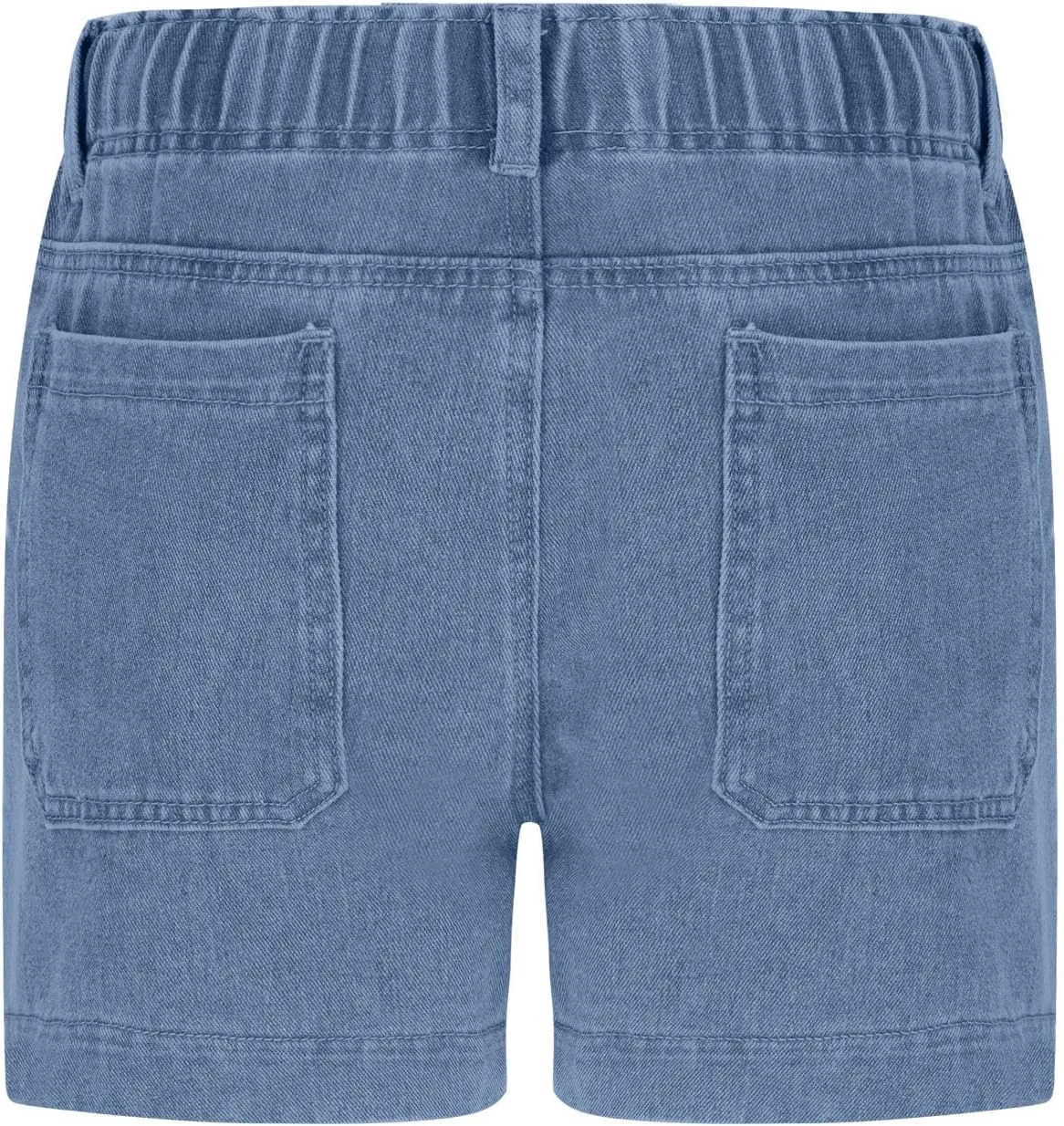 Jean Shorts for Women High Waisted Pull On Drawstring Elastic Waist Trendy Stretchy Denim Short Summer Shorts 2025