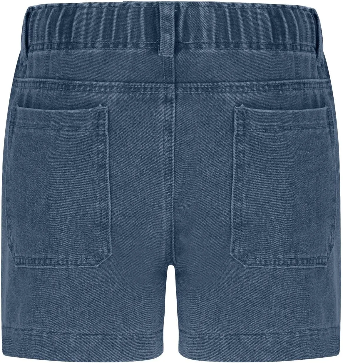 Jean Shorts for Women High Waisted Pull On Drawstring Elastic Waist Trendy Stretchy Denim Short Summer Shorts 2025