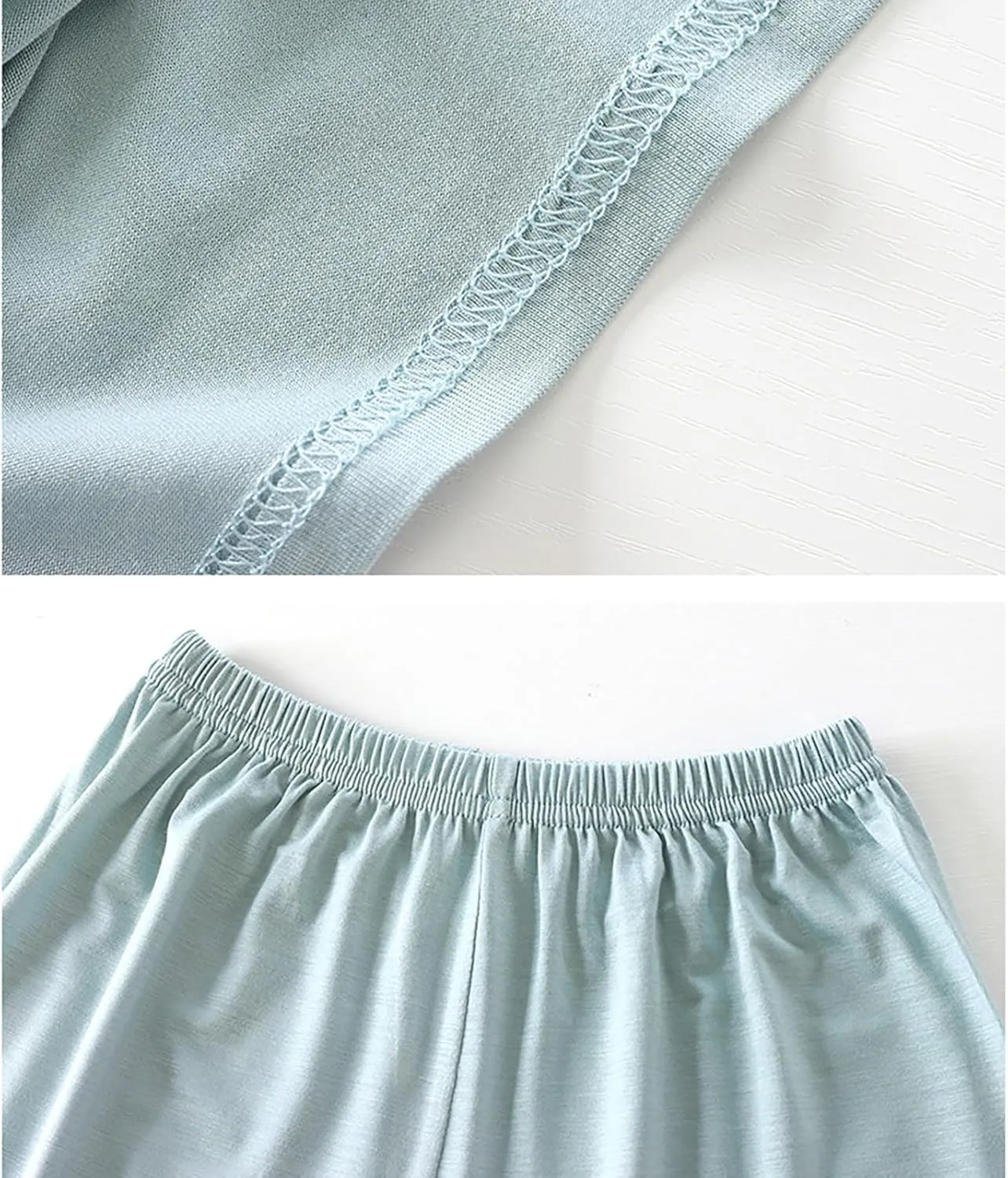 Kids Undershirts Shorts 𝐏ajamas Sets Solid Tank Top Soft Short Pants 𝗟ounge Clothes Outfit Toddler Boys Sl𝐞epwear