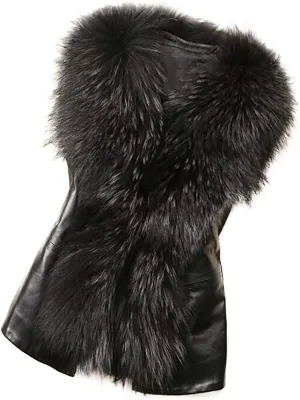 LCMTWX Fur Coats For Women Faux Women Blends Outwear Vest Coat Jacket Winter Women's Coat Fur Jackets For Women Pink Fur