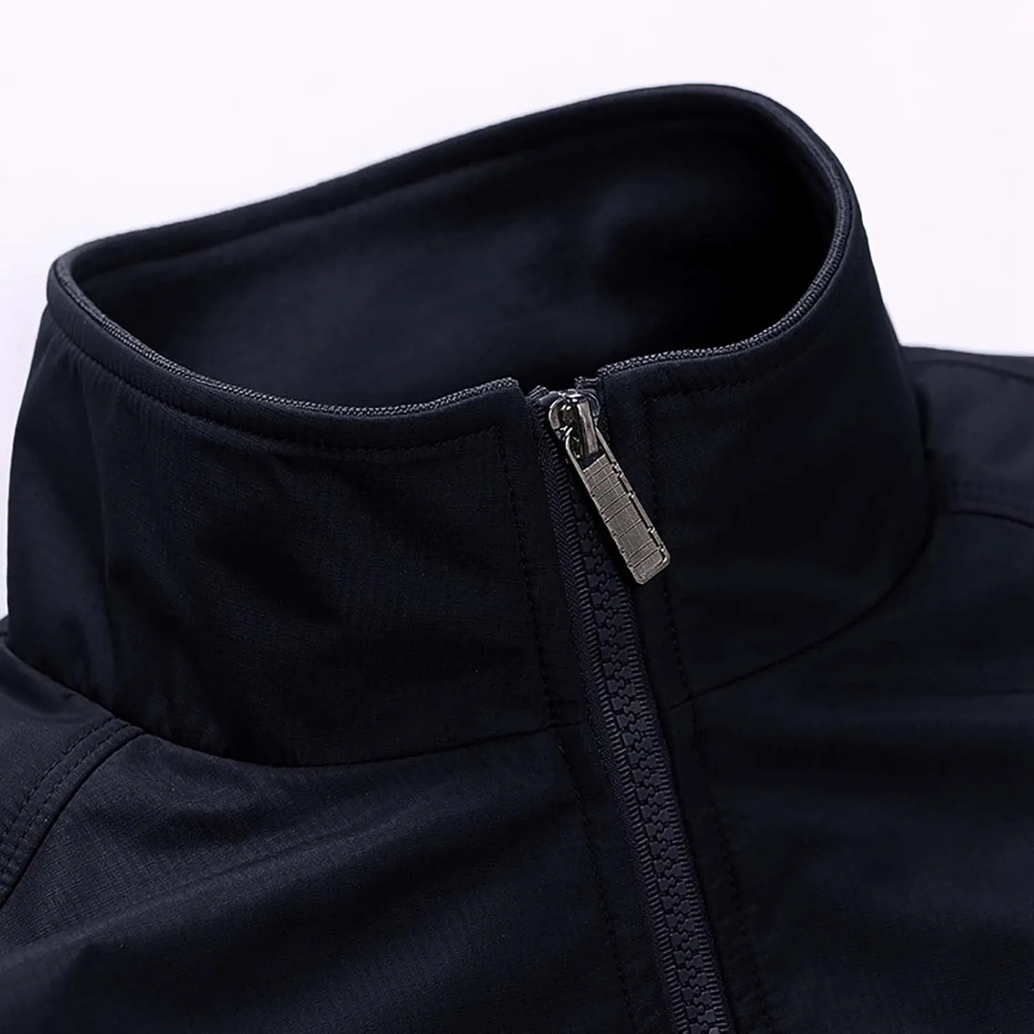 Men's Lightweight Softshell Coat Outerwear Zipper Windbreaker Flight Bomber Jacket Fall Jackets for Men