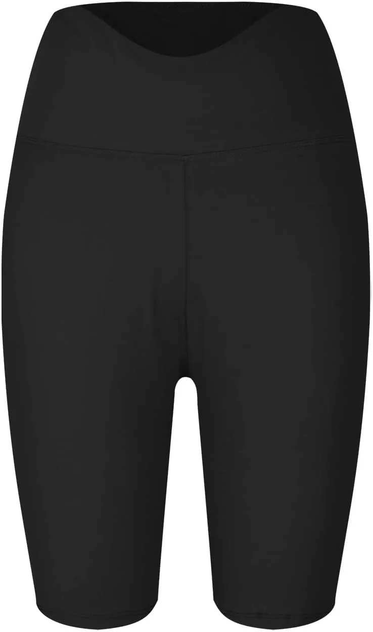 Plus Size Biker Shorts with Pockets for Women-High Waisted Athletic Leggings Bike Shorts for Yoga Workout