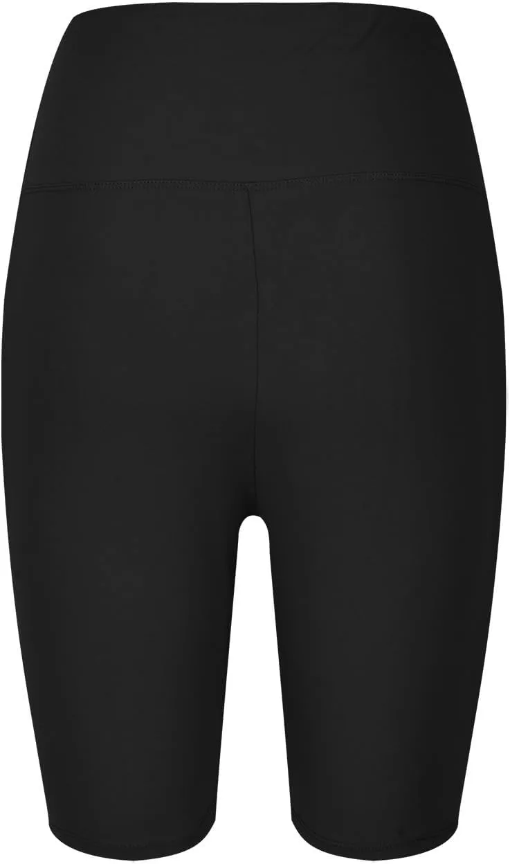 Plus Size Biker Shorts with Pockets for Women-High Waisted Athletic Leggings Bike Shorts for Yoga Workout