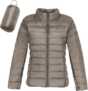 Puffer Jacket Womens Women's Down Jackets & Parkas Long Packable Puffer Jacket Women Waterproof Hooded Womens Waterproof Packable Down Puffer Jacket with Hood Plus Size Parkas for Women