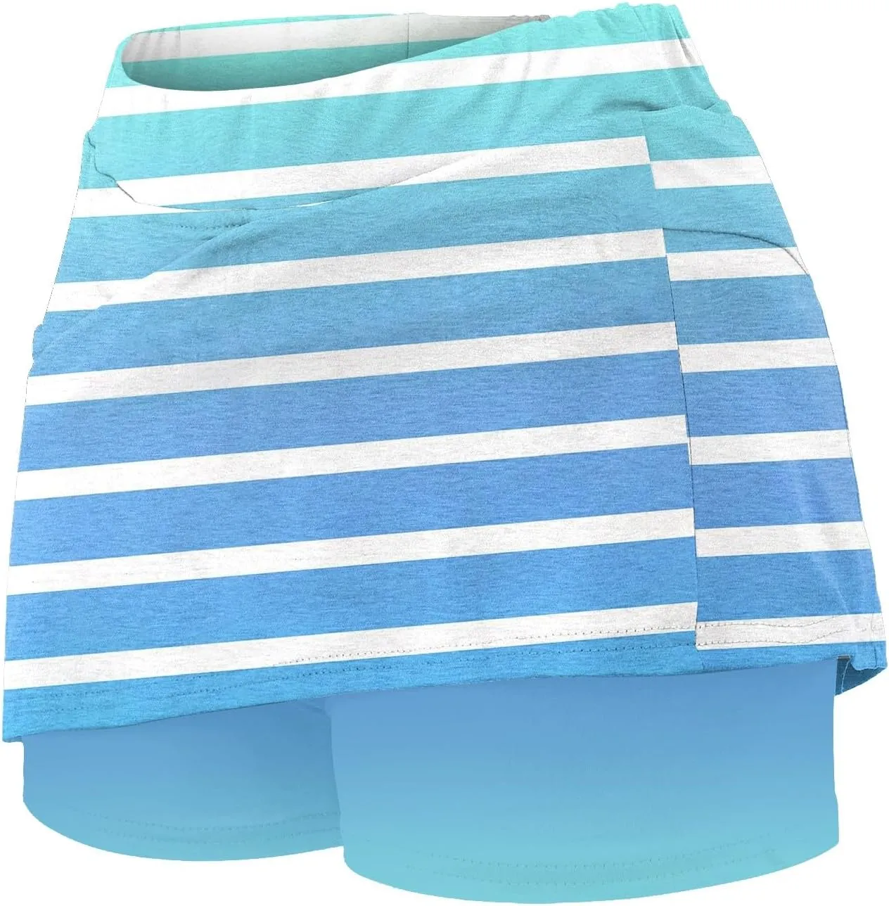 Skirts for Women Dressy Casual High Waist Tummy Control Yoga Skorts Sports Lightweight Casual Clothes with Pockets
