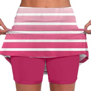 Skirts for Women Dressy Casual High Waist Tummy Control Yoga Skorts Sports Lightweight Casual Clothes with Pockets