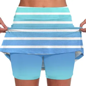 Skirts for Women Dressy Casual High Waist Tummy Control Yoga Skorts Sports Lightweight Casual Clothes with Pockets