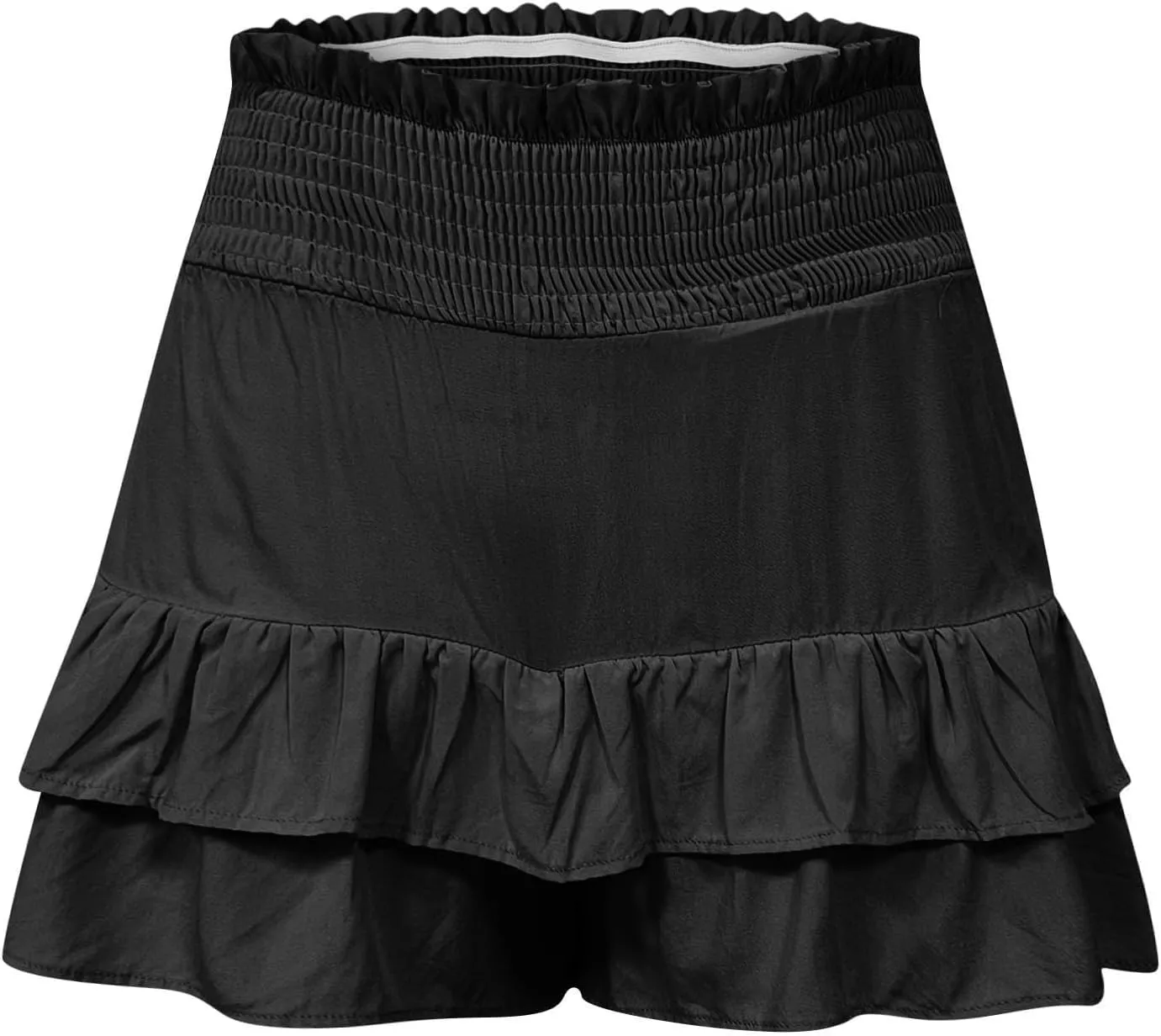 Skorts for Woman Tennis Golf Summer Ruffle Outfits Comfy Boho High Waist Skorts Crochet Casual Trendy Flowy Skirts