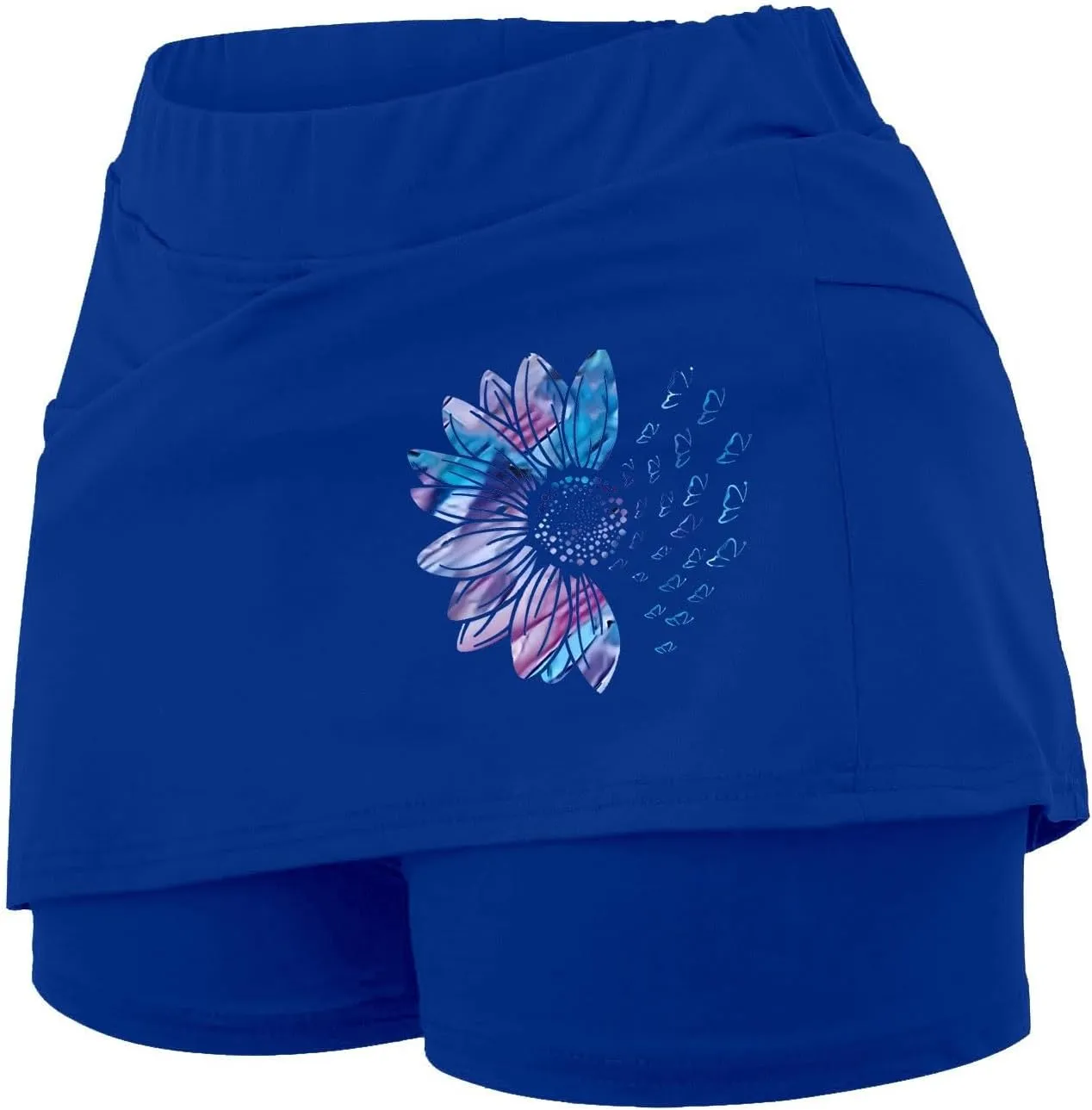 Skorts for Women with Pockets High Waist Tummy Control Skorts Yoga Lightweight Trendy Fit It Outfits with Pockets