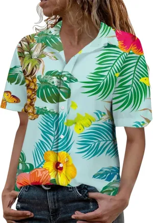 V Neck Casual Linen Shirt Womens Linen Top Long Sleeve Printed Shirt Womens Summer Blouse Top