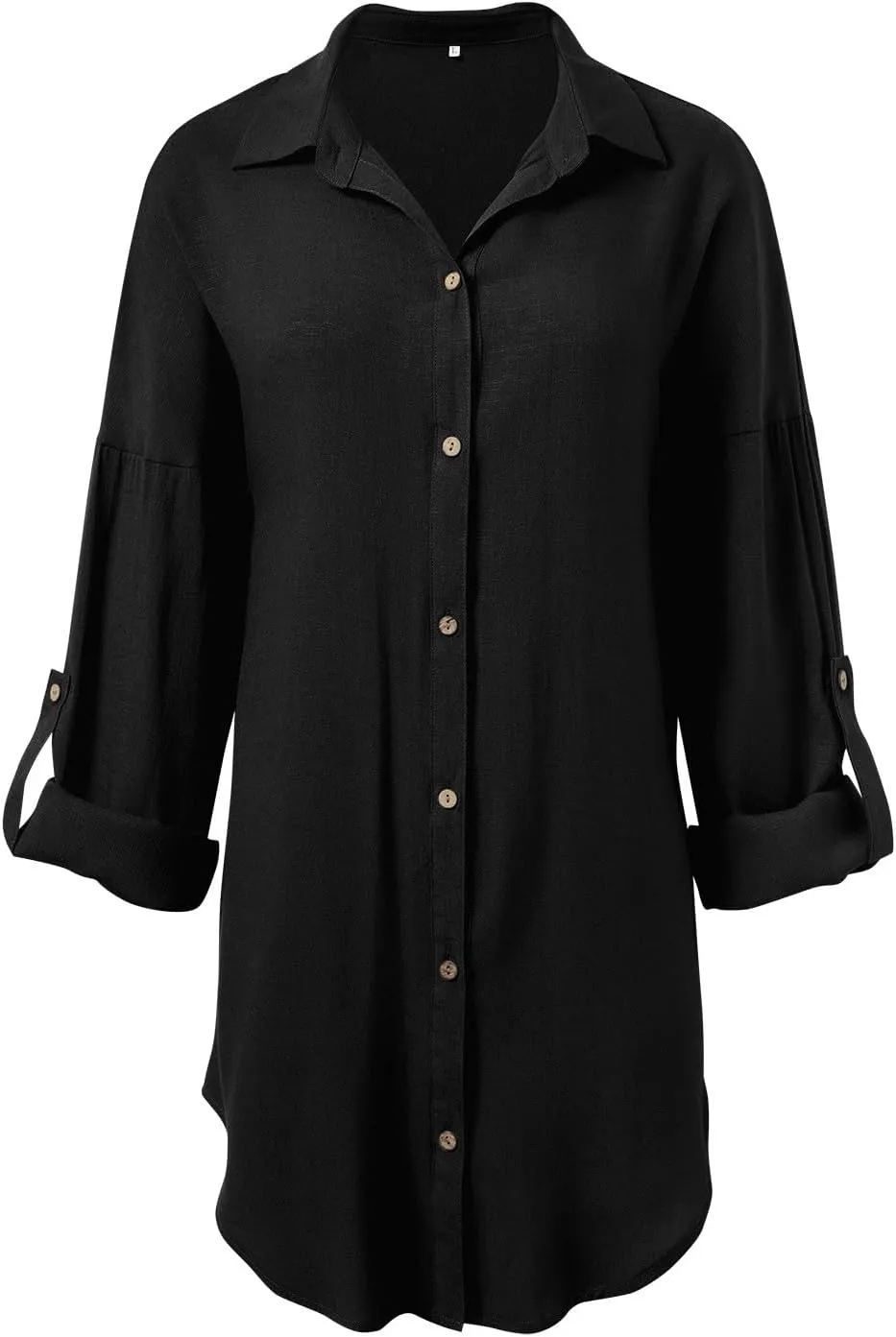 Wedding Guest Dress Summer Dresses for Women Short Sleeve Shirt Dress with Irregular Pockets