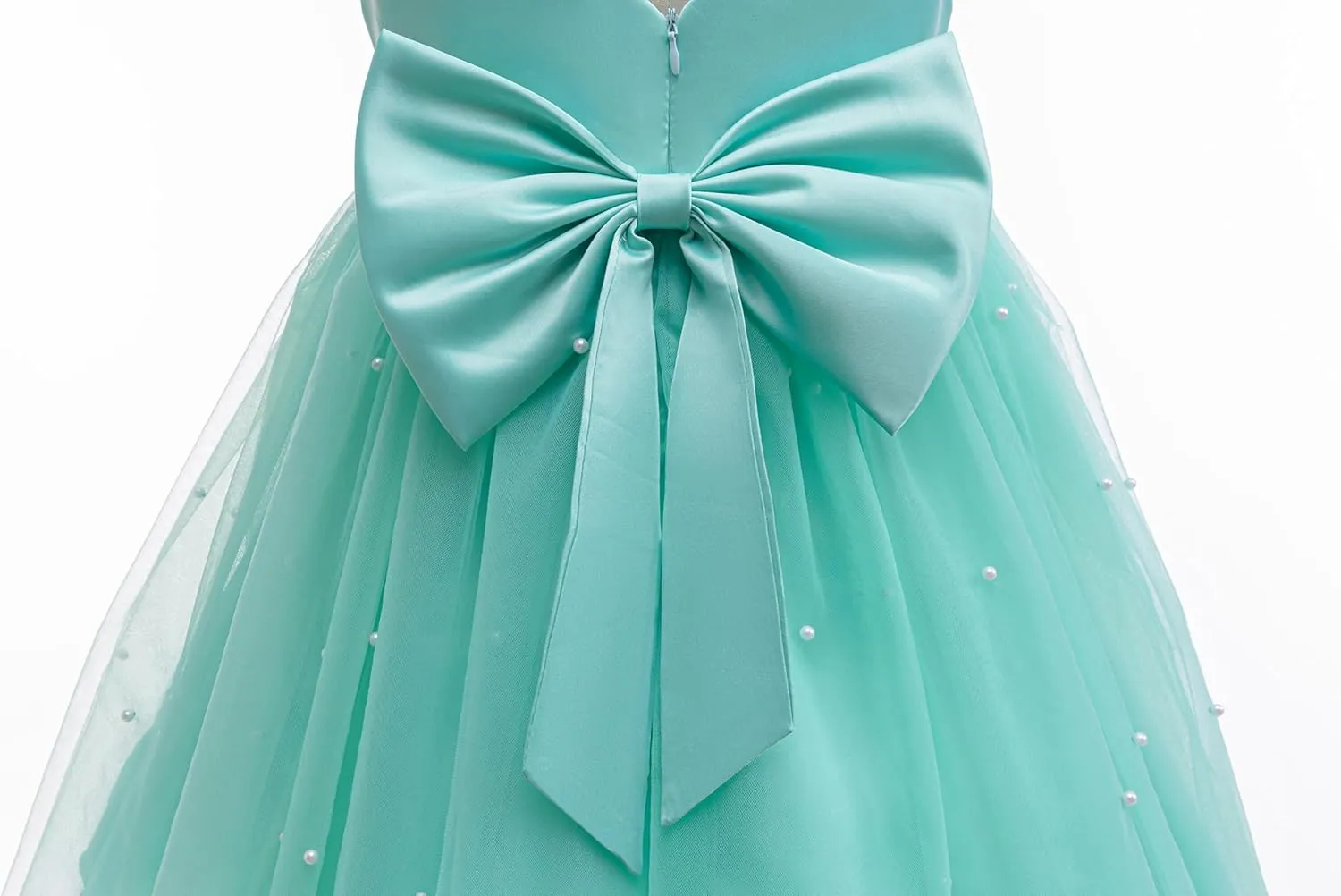 Weileenice Flower Girls Tulle Dress Kids Bridesmaid Wedding Party Birthday Communion Princess Tutu Dresses