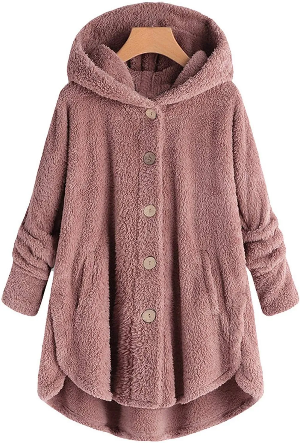 Winter Coats for Women 2024 Fashion Plus Size Sharpa Jackets Button Down Fleece Jackets Fuzzy Warm