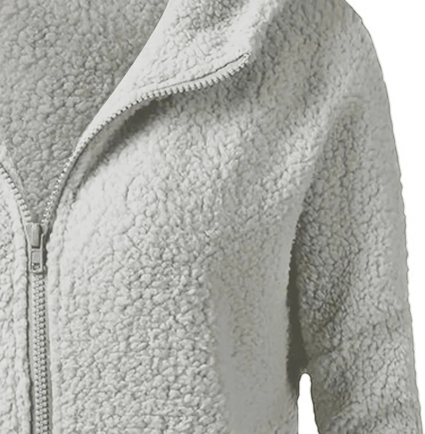 Winter Jackets for women 2024 Faux Fur Sherpa Jacket Fuzzy Hooded Zip Up Jacket Winter Coats Shearling Outwear Shaggy Coat