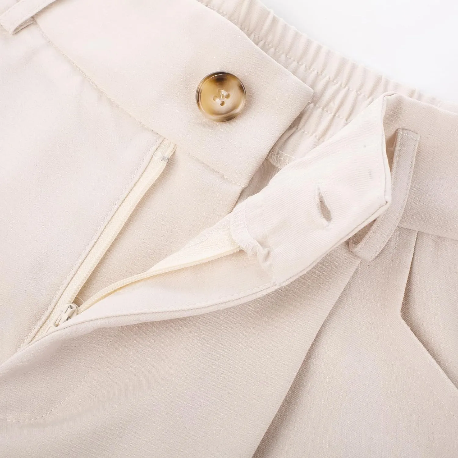 Women High Waisted Wide Leg Shorts Bermuda Shorts Paperbag Shorts