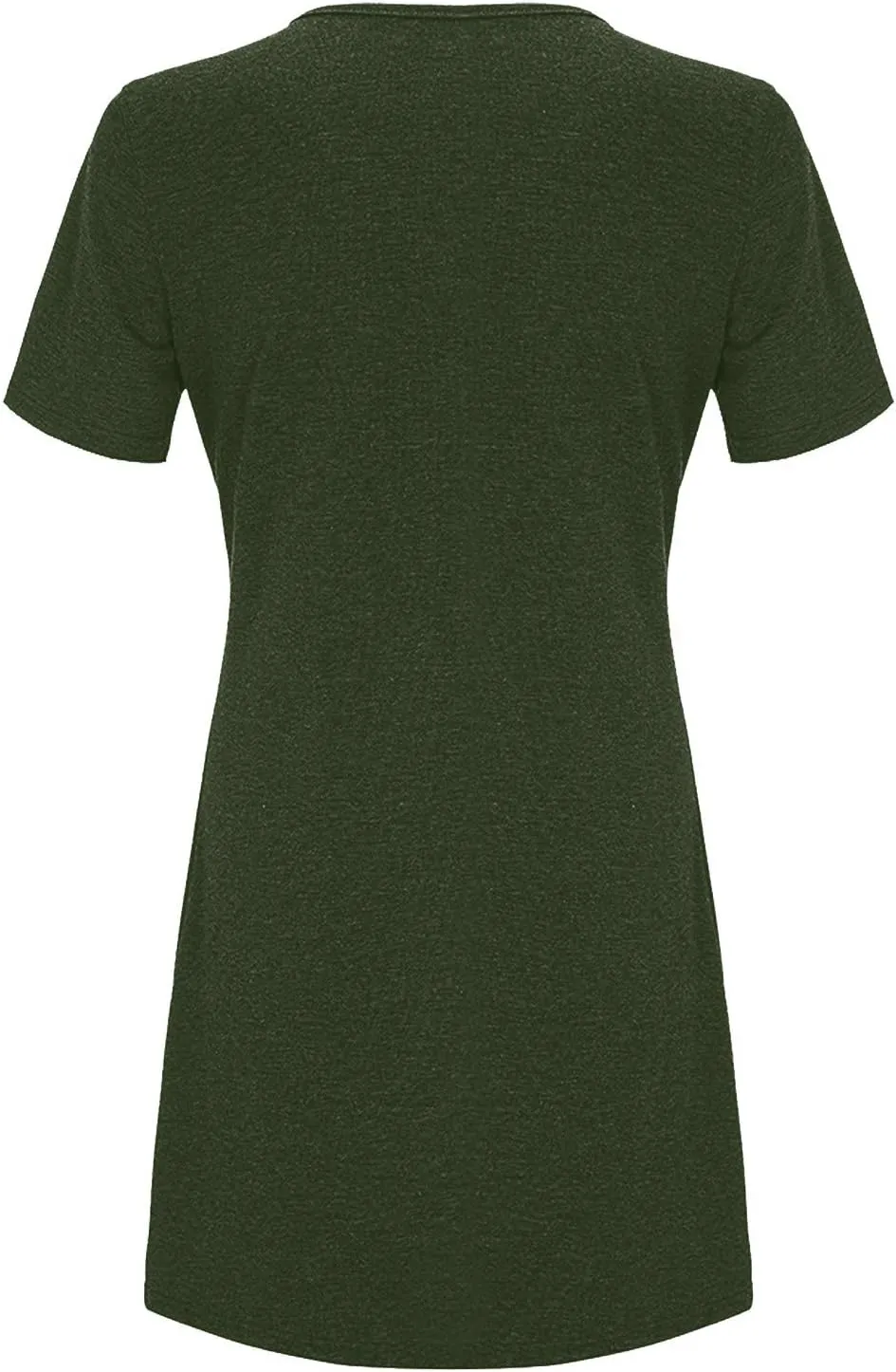 Women Midi Dress Solid Classy Cotton Short Sleeve Crew Neck T Shirt Dress Party Holiday Gauze Outfits for Women