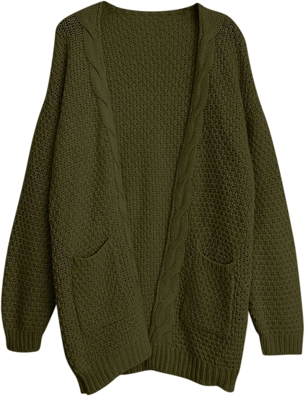 Women Oversized Cardigan Sweaters Trendy Casual V-Neck Long Sleeve Warm Chunky Knit Slouchy Oversized Wrap Sweater Coats
