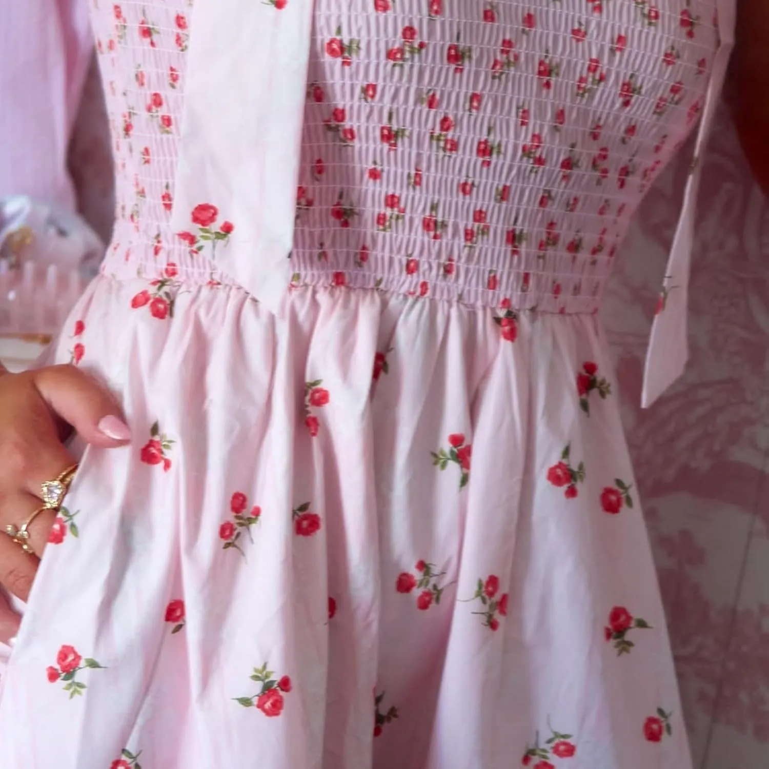 Women Summer Boho Dress Y2k Tiered Midi Dress Smocked Floral Ruffle Flowy Long Dresses Beach Maxi Sundress