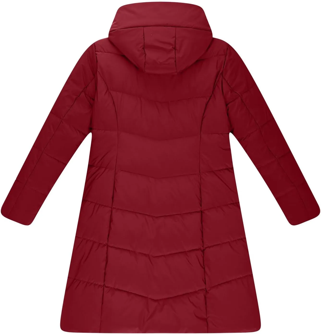 Women's Down Jacket Winter Puffer Jackets Sherpa Fleece Lined Warm Coats Lightweight Hood Outerwear with Pockets
