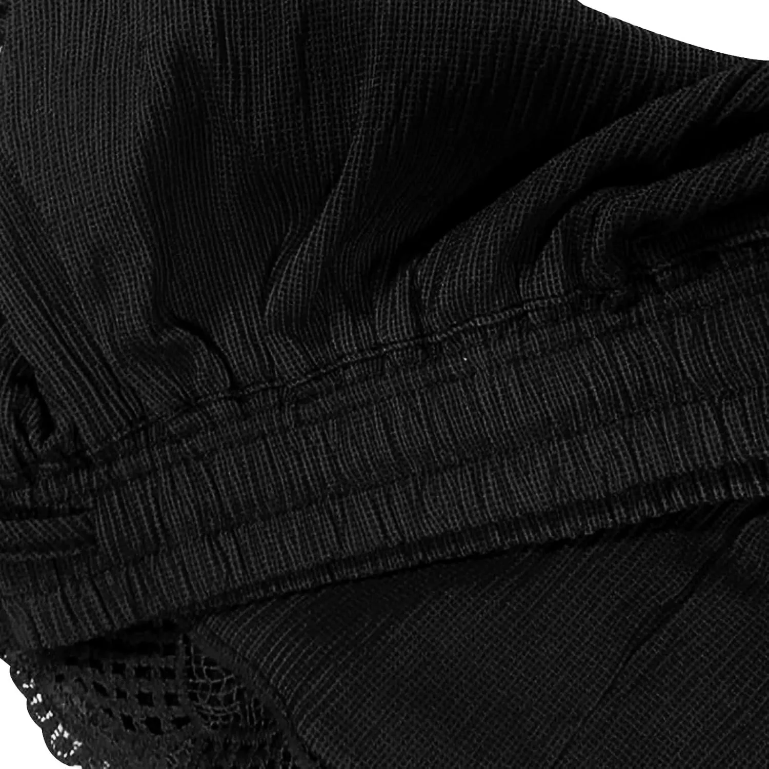 Womens Elastic Waist Lace Trim Shorts with Pockets Summer Casual High Waist Beach Lace Lounge Shorts Pants Plus Size
