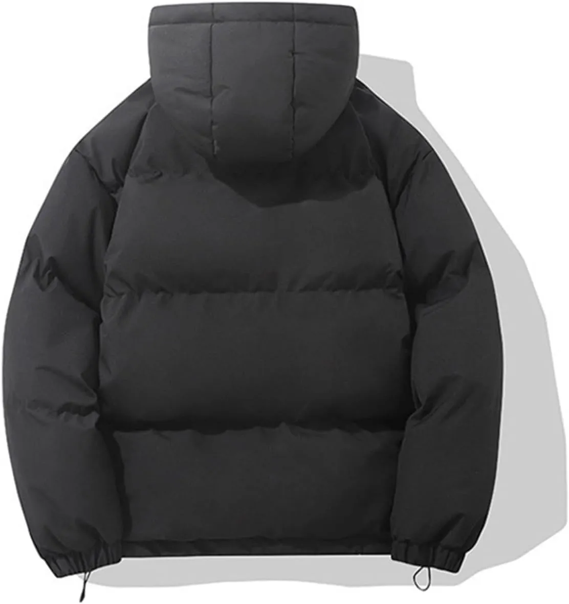 Womens Puffer Jackets Jacket Hooded Windproof Winter Coat with Recycled Insulation Winter Slim Short Hooded Warm