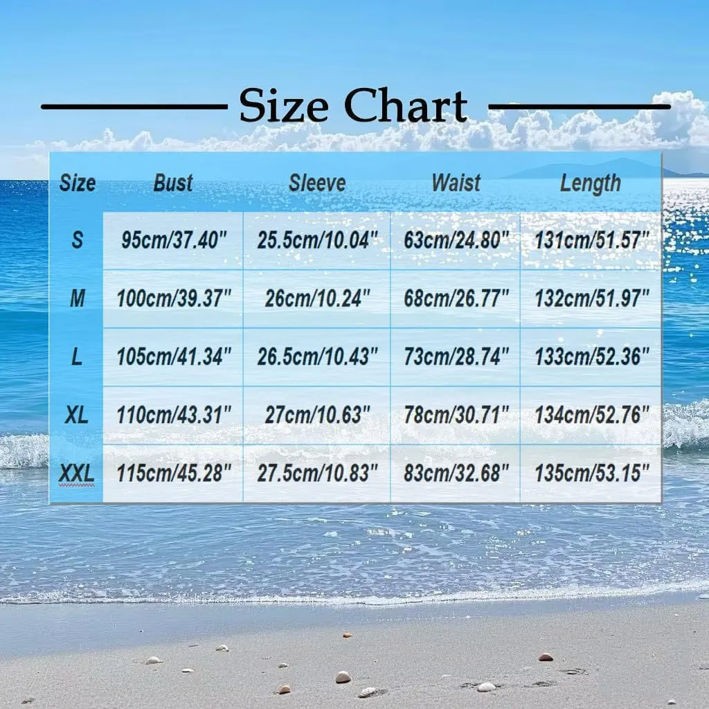 Women's Summer Boho Maxi Dress, Fashion Short Sleeve V-Neck Swiss Dot Casual Clothes High Waist Tie-Up Slim Sundress