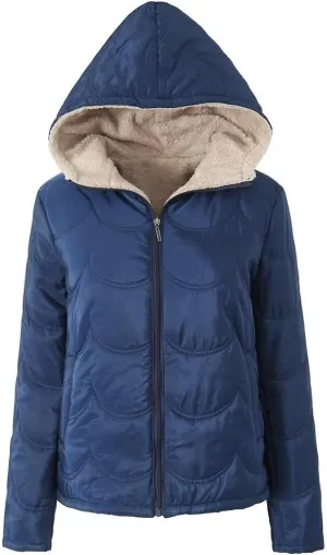 Womens Winter Thicken Puffer Coat Waterproof Down Jacket Warm Slim Fit Military Jacket Coats