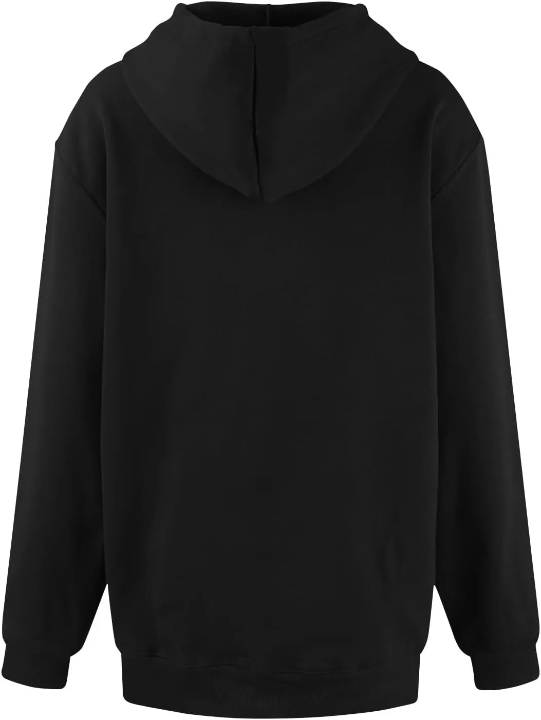 Womens Zip up Jackets with Hood Fall Winter Outerwear Long Sweatshirt Casual Loose Oversized Coats with Pockets