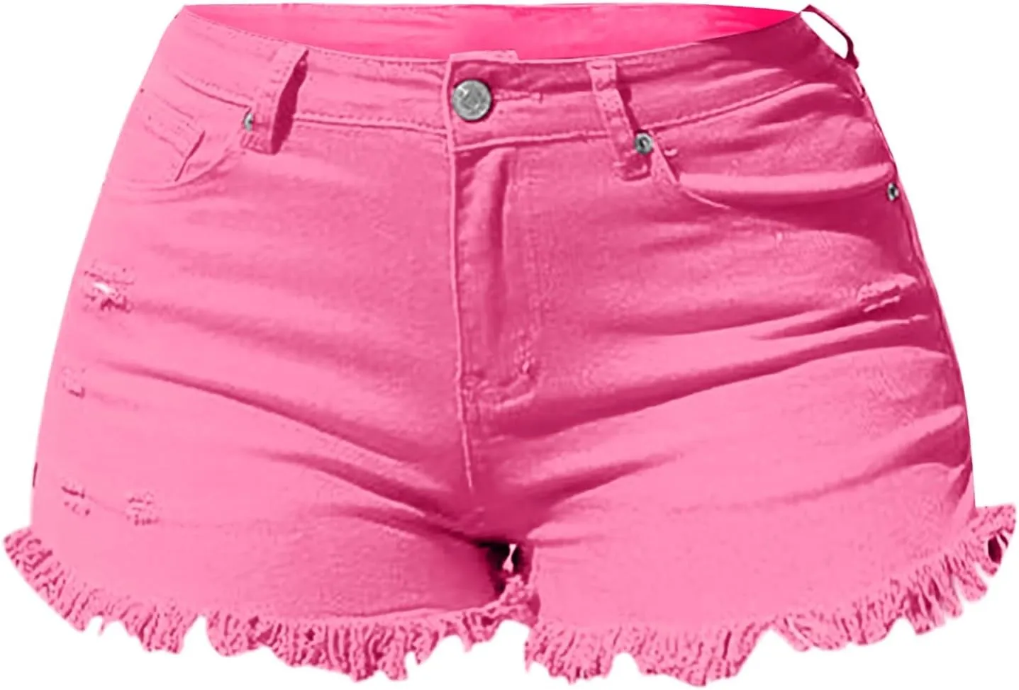 Y2K Jean Shorts for Women Trendy High Waisted Denim Shorts Stretchy Summer Casual Mom Cut Off Stretchy Chino Shorts